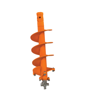 Step Rock Augers | 5/16" Thick Single Flight