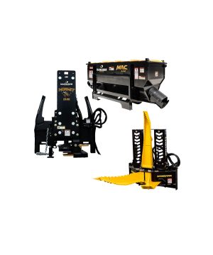 Danuser Hornet Post Drivers, Intimidators, Mac Bucket, & Hyd Gate Mega Mixers